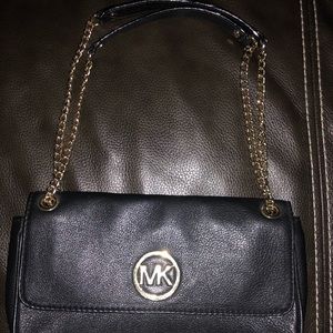 Michael Kors Fulton black, shoulder flap bag